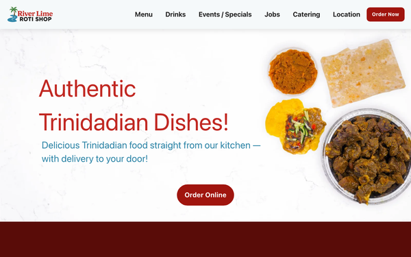 A restaurant website built by SpotrOS — professional design, online ordering, and hosting for independent restaurants